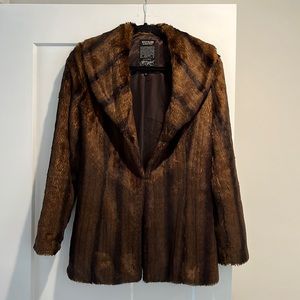 River Island Fur Coat UK8